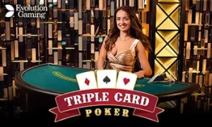 triple card poker game