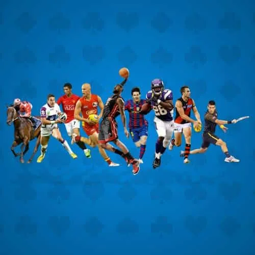 playing all sports game at grandspin